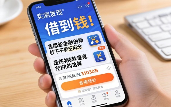 手机上怎么可以借到钱呢？实测发现那些金融创新秒下不要芝麻分的软件竟然是这样