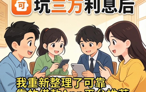 被坑三万利息后，我重新整理了可靠的借款app平台推荐