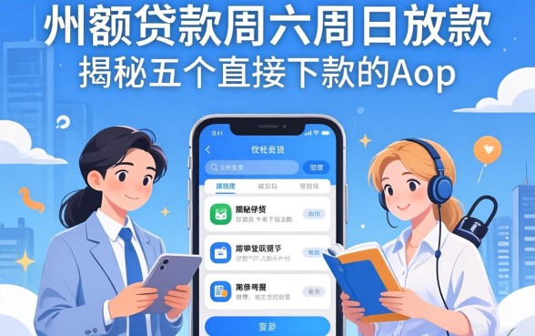 小额贷款周六周日放款，揭秘五个直接下款的app