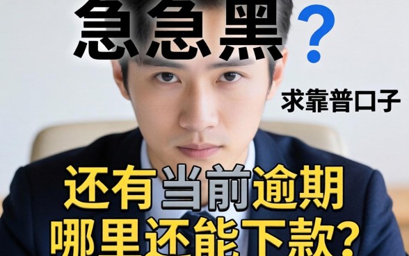 急急急!征信黑了还有当前逾期,哪里还能下款?求靠谱口子推荐!