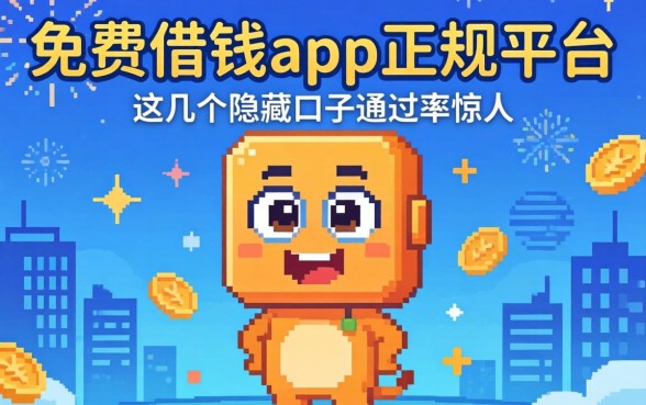 揭秘免费借钱app正规平台：这几个隐藏口子通过率惊人