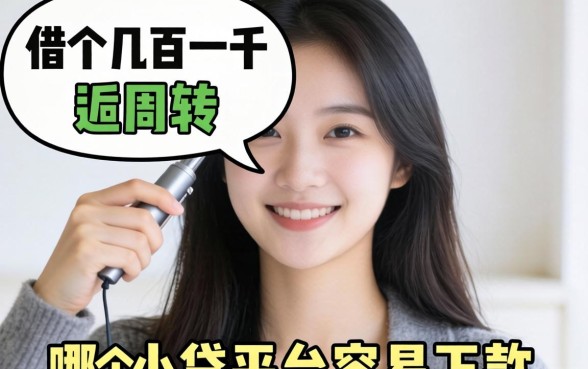 手头紧想借个几百一千周转,哪个小贷平台容易下款?