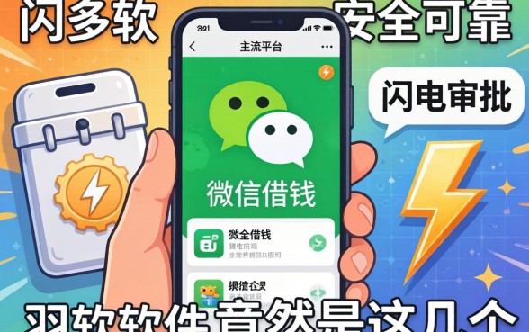我试遍了主流平台,发现微信借钱安全可靠且闪电审批的软件竟然是这几个
