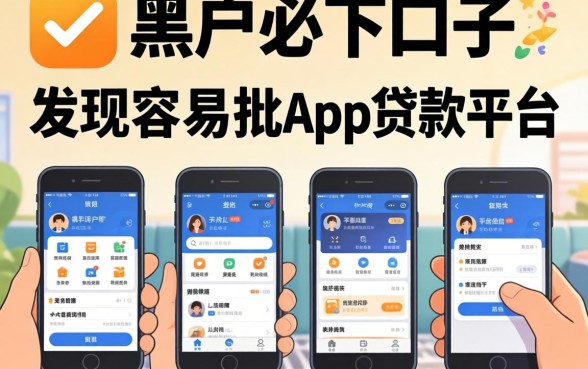 我试了十个所谓黑户必下口子，发现容易批的手机app贷款平台真相并非如此