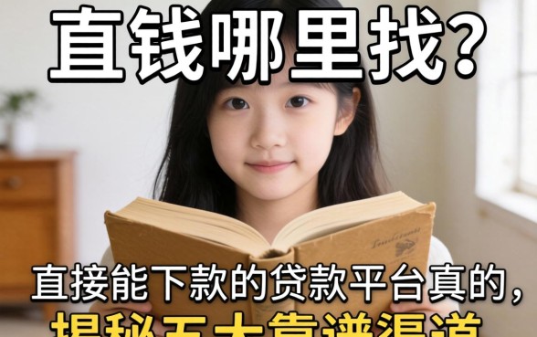 急需用钱哪里找？直接能下款的贷款平台真的存在吗？揭秘五大靠谱渠道