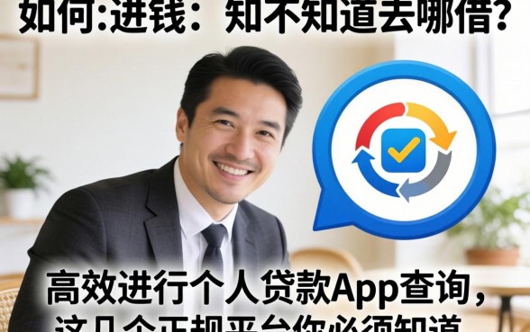 急需用钱却不知道去哪借？如何高效进行个人贷款app查询？这几个正规平台你必须知道