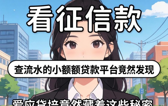 我试了那些不看征信的借款，发现不查流水的小额度贷款平台竟然藏着这些秘密