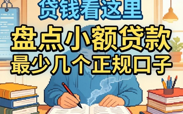 急需用钱看这里：盘点小额贷款最少的几个正规口子