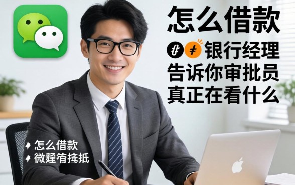 微信怎么样借款？银行经理告诉你审批员真正在看什么