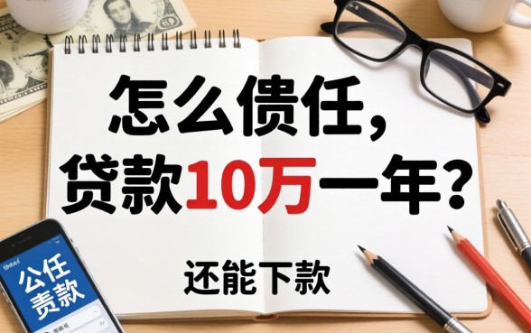 负债怎么贷款10万一年？整理几个还能下款的渠道