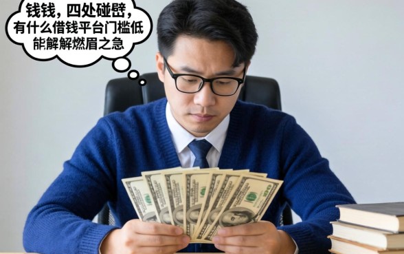 急需用钱却四处碰壁？有什么借钱平台门槛低的能解燃眉之急？