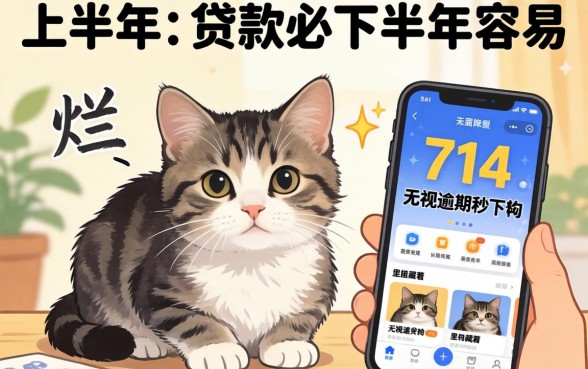 我翻烂了上半年的贷款必下半年容易，发现714无视逾期秒下的app里藏着这些猫腻