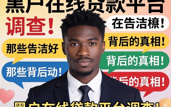 黑户在线贷款平台调查：那些广告背后的真相
