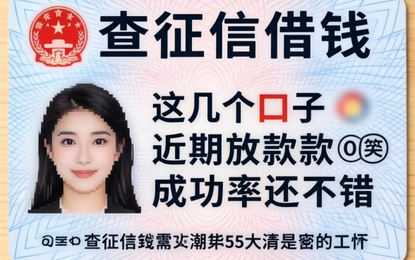 身份证不查征信借钱，这几个口子近期放款成功率还不错