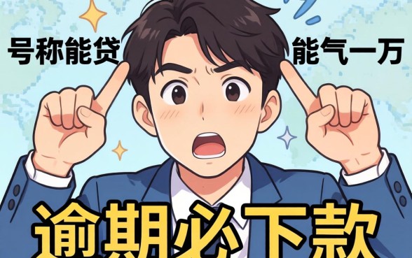 我试了那些号称能贷一万且逾期必下款的软件，结果有些意外