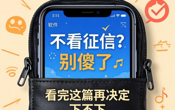 手机袋款软件不看征信？别傻了，看完这篇再决定下不下