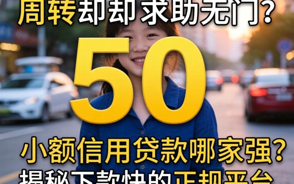 急需5万周转却求助无门？小额信用贷款哪家强？揭秘下款快的正规平台