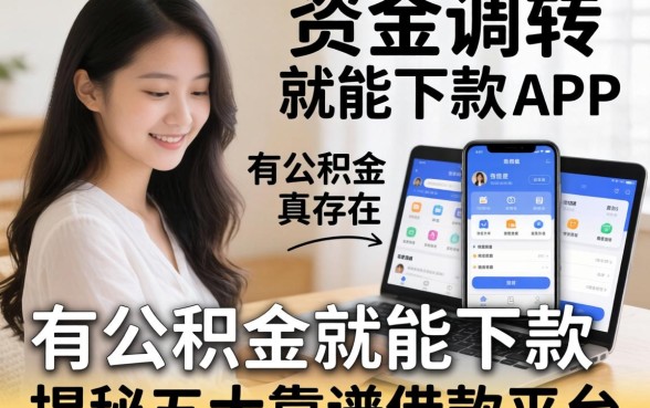 急需资金周转？有公积金就能下款的app真的存在吗？揭秘五大靠谱借款平台