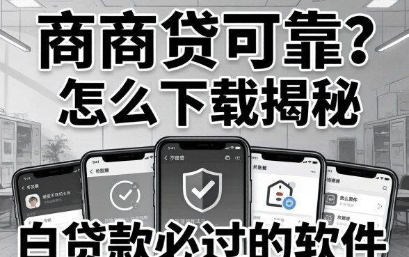 网商贷可靠吗怎么下载，揭秘五个黑白贷款必过的软件
