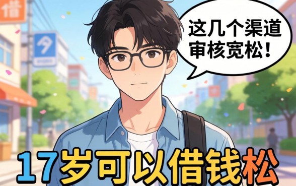 盘点17岁就可以借钱的平台有哪些，这几个渠道审核宽松