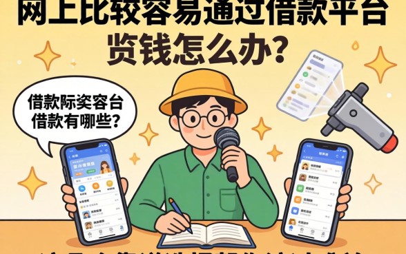 急需用钱怎么办?网上比较容易通过借款平台的软件有哪些?这几个靠谱选择帮你渡过难关
