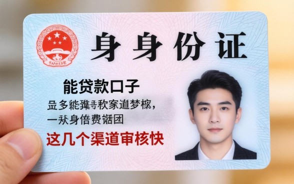 揭秘只用身份证能贷款的口子：这几个渠道审核快