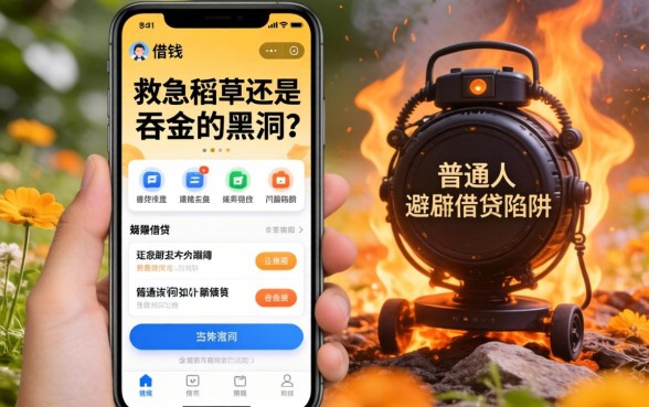满手机屏幕的借钱软件，是救急的稻草还是吞金的黑洞？普通人该如何避开借贷陷阱？