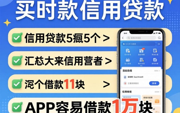 实时下款的信用贷款有哪些，汇总5个APP容易借款1万块的app