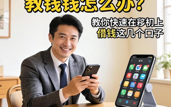急需用钱怎么办？教你快速在手机上借钱这几个口子