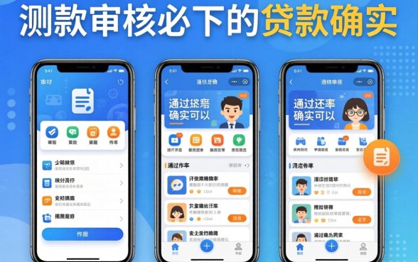 实测几款审核必下的贷款软件，通过率确实还可以