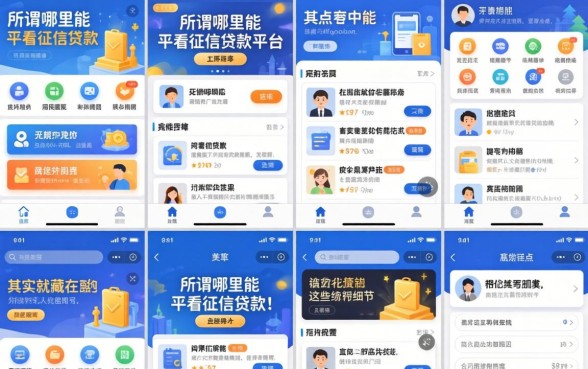 我试了十几个平台，发现所谓哪里能不看征信贷款的平台，其实就藏在这些细节里