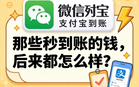 私借微信支付宝到账：那些秒到账的钱，后来都怎么样了