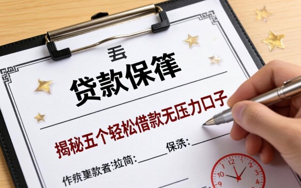 贷款用的保单怎么弄出来，揭秘五个轻松借款无压力口子