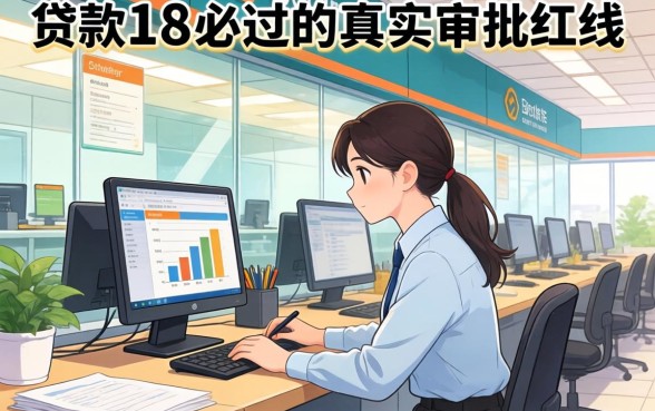 银行内部人揭秘：贷款18必过的真实审批红线