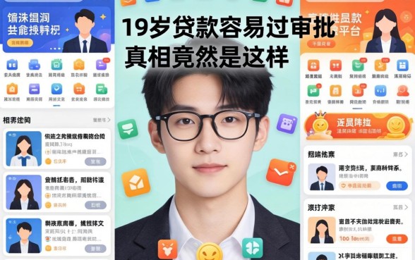 我翻了十几家平台，发现19岁贷款容易过审批的真相竟然是这样