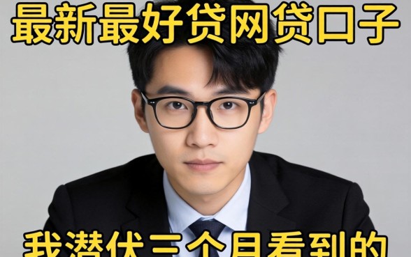 揭秘最新最好贷的网贷口子：我潜伏三个月看到的真相