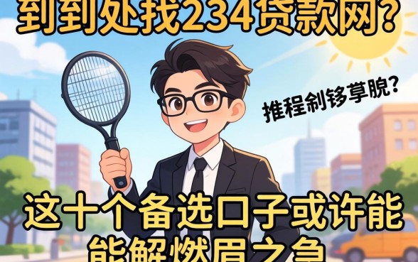 还在到处找234贷款网？这十个备选口子或许能解燃眉之急