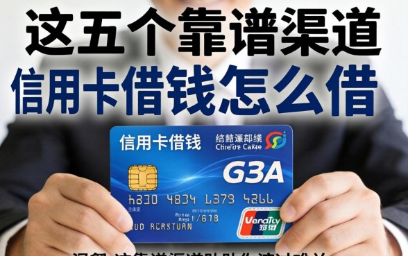 没有信用卡借钱怎么借？别急，这五个靠谱渠道助你渡过难关