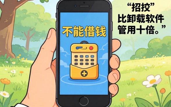怎样使手机不能借钱？这招比卸载软件管用十倍