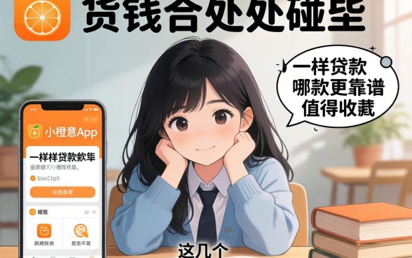 急需用钱却四处碰壁？类似小橙意app一样的贷款软件哪款更靠谱？这几个良心平台值得收藏