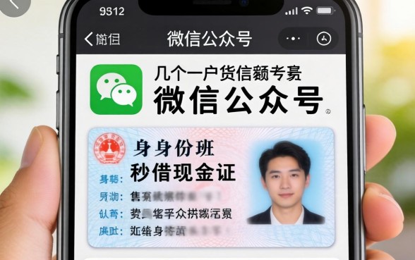 我试了几个能贷款的微信公众号，发现手机身份证秒借现金的口子并没有想象中那么简单