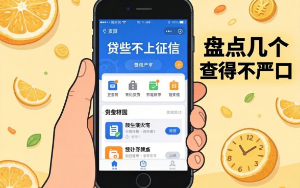 手机小贷哪些不上征信?盘点几个查得不严的口子