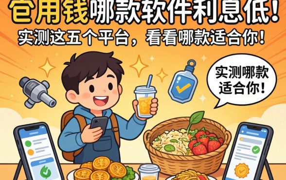急用钱哪款软件利息低？实测这五个平台，看看哪款适合你！