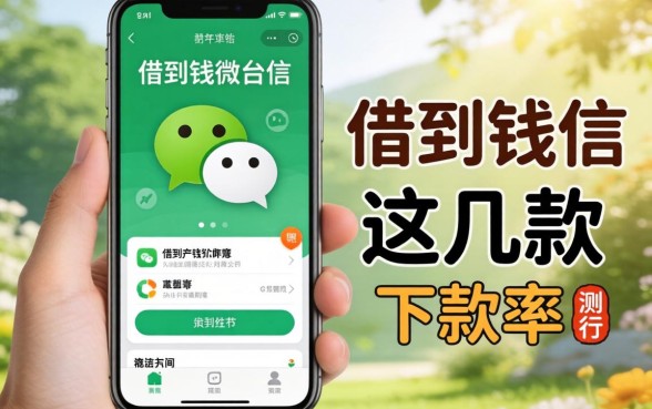 现在什么平台能借到钱到微信?实测这几款下款率还行