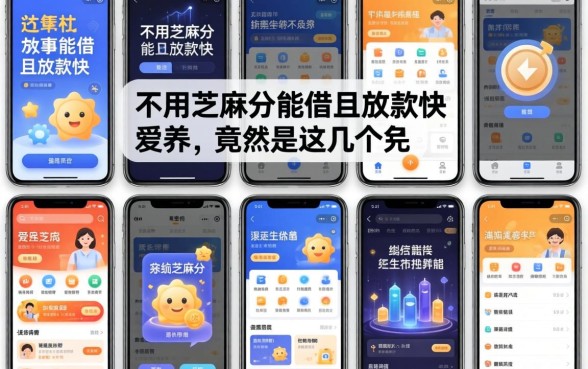 我试了十几个平台，发现不用芝麻分能借且放款快的竟然是这几个