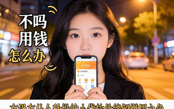 深夜急需用钱怎么办？有没有什么秒批的小贷软件能解燃眉之急？