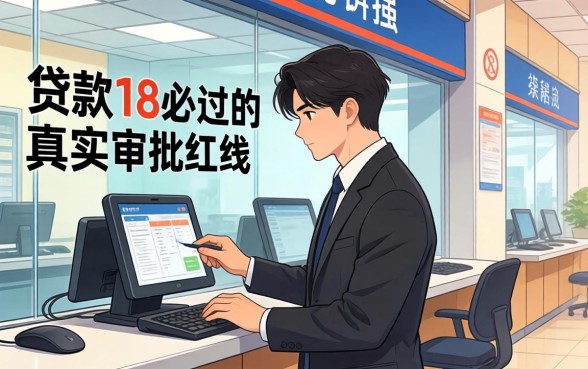 银行内部人揭秘：贷款18必过的真实审批红线