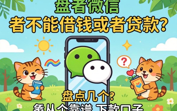 微信能不能借钱或是贷款呢？盘点几个靠谱的下款口子