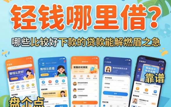 急需用钱哪里借？哪些比较好下款的贷款能解燃眉之急？盘点五个靠谱平台