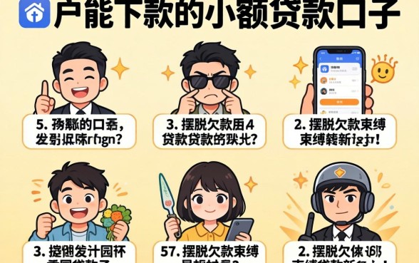 黑户能下款的小额贷款口子有哪些，细致阐述5个摆脱欠款束缚贷款新app